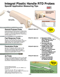 Thumbnail of document Data Sheet - PRS-FR Handheld RTD Probes w/Integral Handle & Retractable Cable